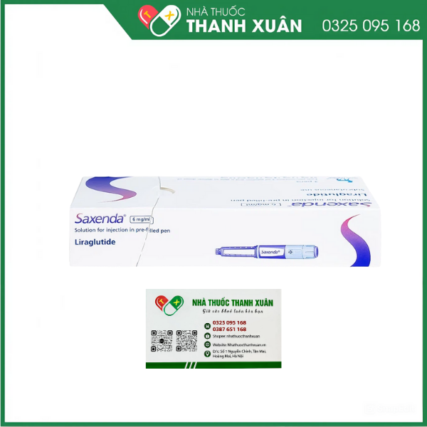 Dung dịch tiêm Saxenda 6mg/ml hỗ trợ cho chế độ ăn giảm calo